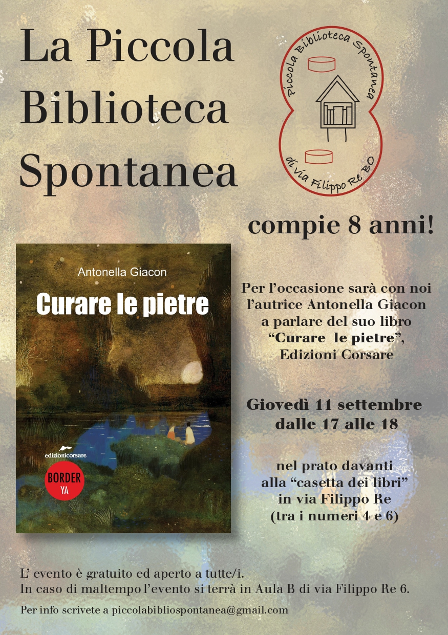 volantino presentazione libro di Antonella GIacon